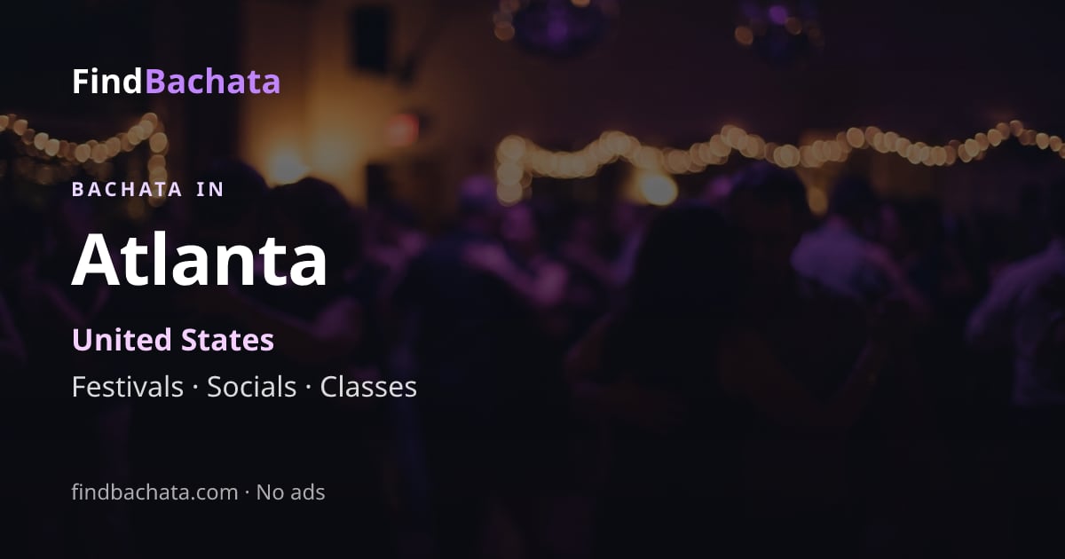 Atlanta bachata scene