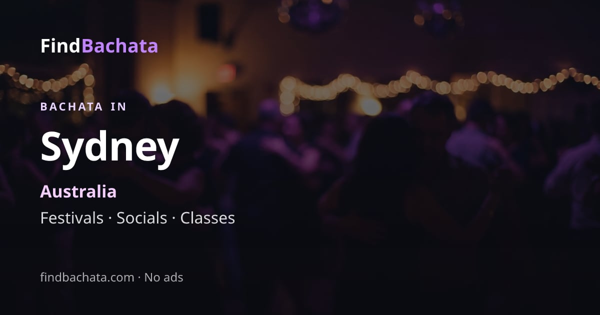 Sydney bachata scene