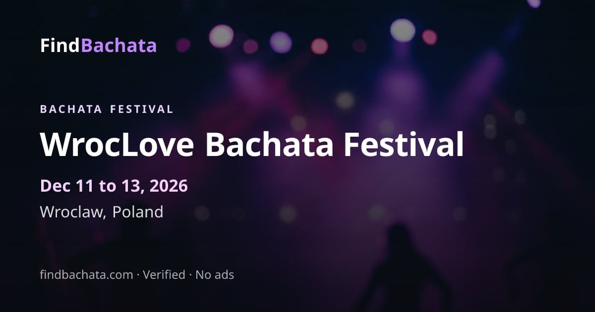 WrocLove Bachata Festival