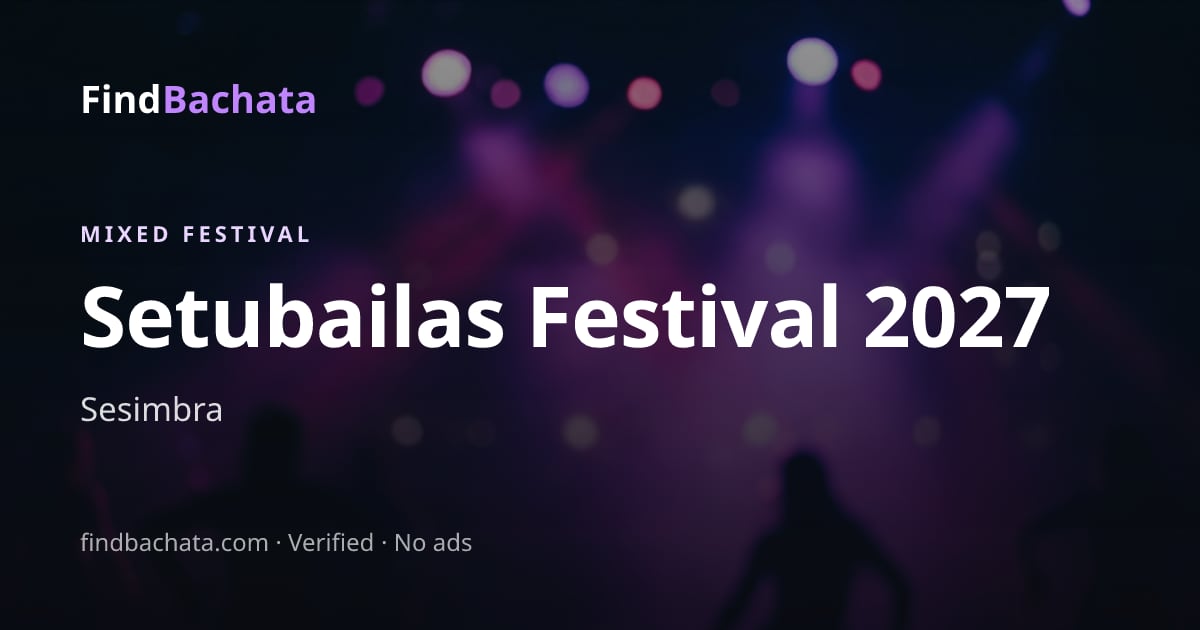 Setubailas Festival 12ª Edicion