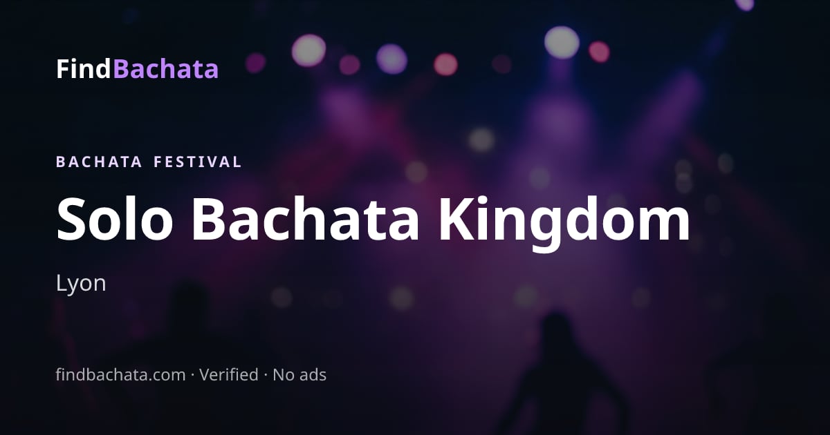 Solo Bachata Kingdom